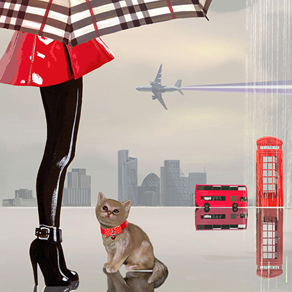 Young Londoner. 90x70 cm