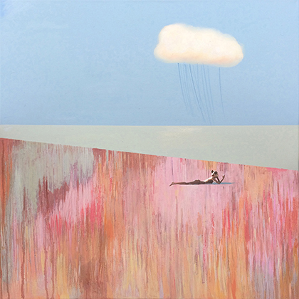 Danae and Golden Rain. 80x80cm