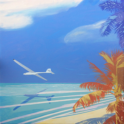 Narcissus 80x80cm. 
