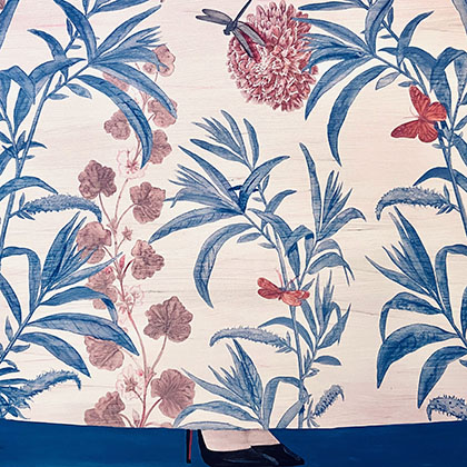 Queen Margot's Secret Garden. 60x84 cm