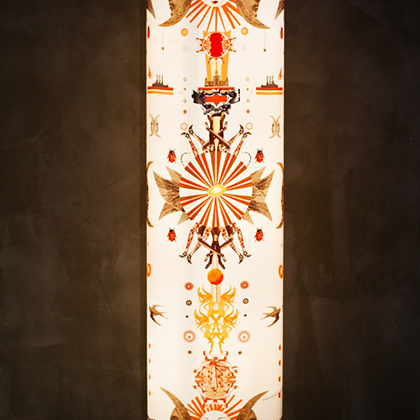 Floor lamp. Detail