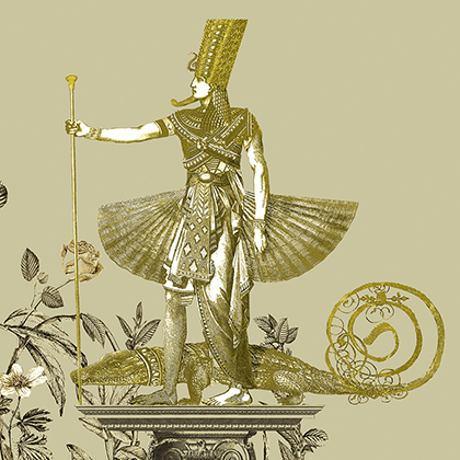 Drawing for the external showcase. Detail