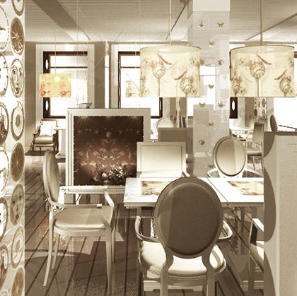 Cafe interior