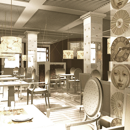 Cafe interior