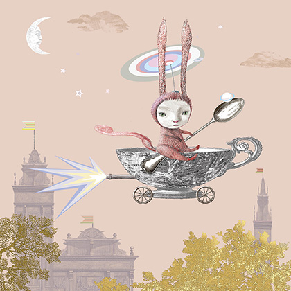 Board game character Space Bunny Plyushkin